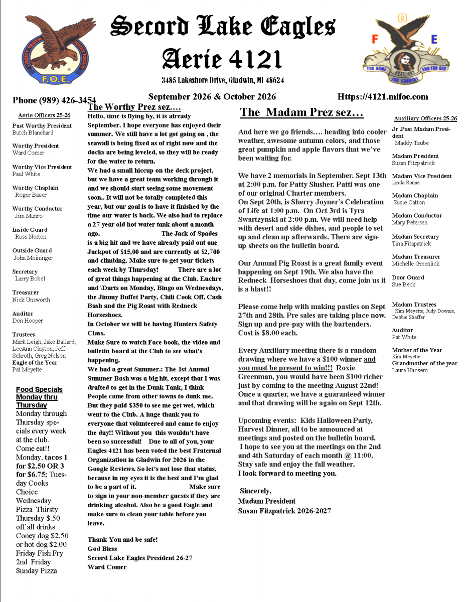 NEWSLETTER 2026 sep oc1
